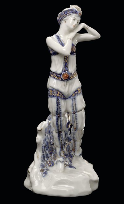 Tamara Karsavina come Zobeide nel balletto Sheherazade di N. Rimsky-Korsakov da Dmitry Iosifovich Ivanov