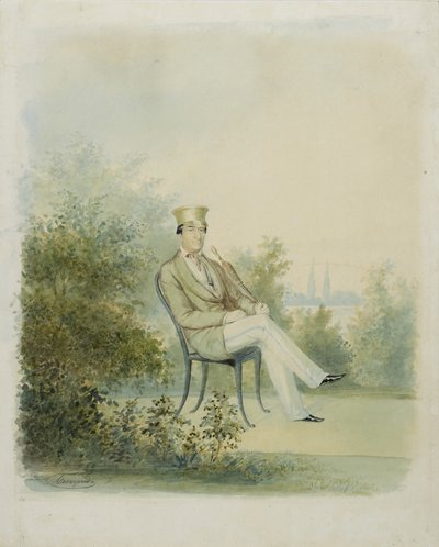 Ritratto di Grigory Stepanovich Tarnovsky da Dmitry Ivanovich Bezperchy