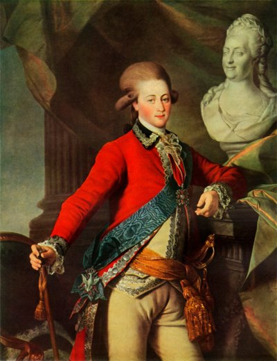 Ritratto di Alexandr Dmitrievich Lansky, 1782, 1965 da Dmitri Grigorievich Levitsky