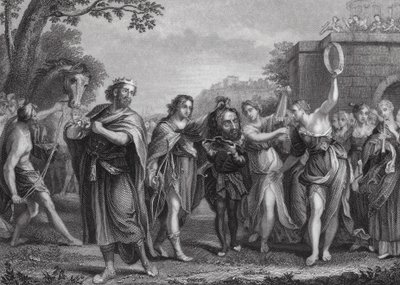 Il trionfo di Davide da Domenichino (1581 1641) (after)