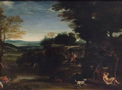 Paesaggio con Silvia e un satiro da Domenichino (1581 1641)