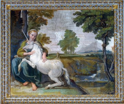 Vergine con un unicorno, 1604-05 da Domenichino