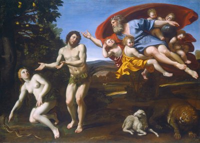 Il rimprovero di Adamo ed Eva da Domenichino