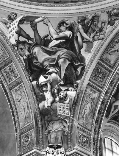 San Luca, pennacchio della cupola, 1623 da Domenichino
