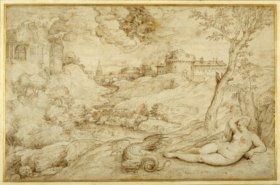 Paesaggio con Ruggero e Angelica, da 