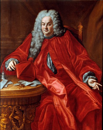 Ritratto di Domenico Canevari (1683-1745) doge della Repubblica di Genova tra il 1742 e il 1744. Dipinto attribuito a Domenico Bocciardo (1686-1746) da Domenico (attr.to) Bocciardo
