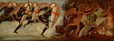 San Michele e gli Angeli in Guerra con il Diavolo da Domenico Ghirlandaio