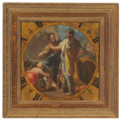 Archimede dimostra la sua invenzione al re Gerone di Siracusa da Domenico Antonio Vaccaro