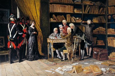 Perquisizione della casa di Eleonora Pimentel da Domenico Battaglia