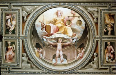 Allegoria della giustizia da Domenico Beccafumi