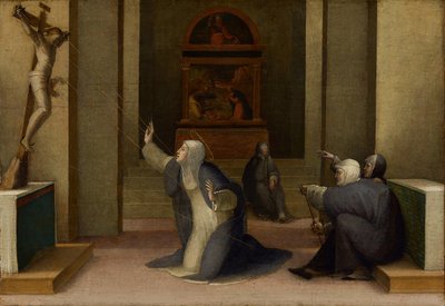 Santa Caterina da Siena riceve le stigmate da Domenico Beccafumi