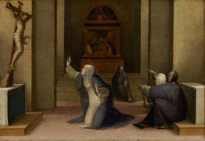 Santa Caterina da Siena Riceve le Stimmate, c.1513-15 da Domenico Beccafumi