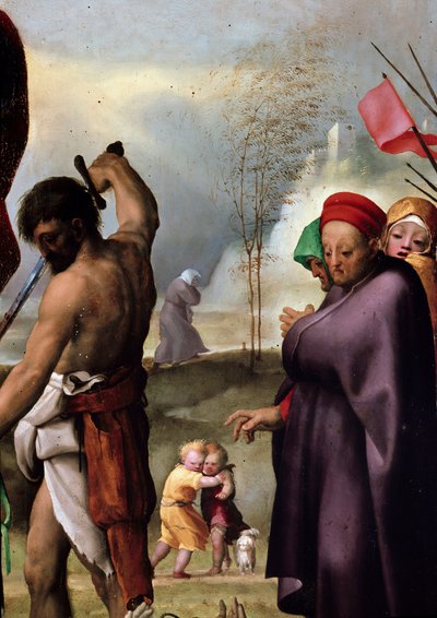 San Paolo sul trono (dettaglio) da Domenico Beccafumi
