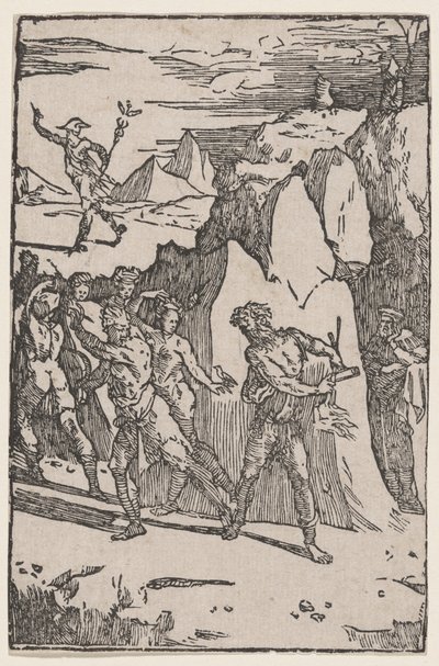 I metalli in fuga da Vulcano da Domenico Beccafumi