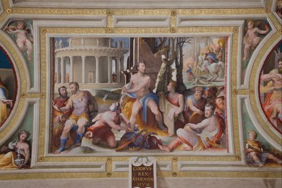 Il sacrificio di Codro, re di Atene da Domenico di Pace Beccafumi  