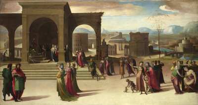 La storia di Papirio, metà degli anni 1520 da Domenico di Pace Beccafumi  