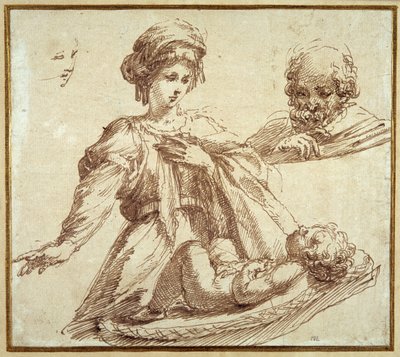 La Sacra Famiglia da Domenico Campagnola