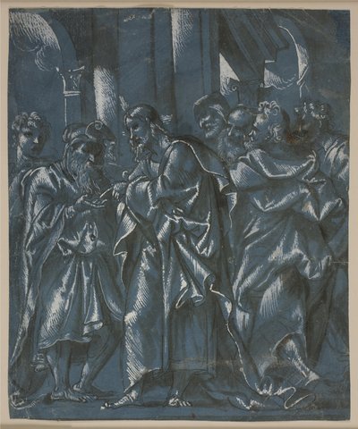 Il denaro del tributo da Domenico Campagnola