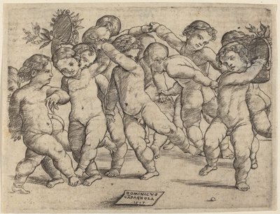 Dodici bambini che ballano da Domenico Campagnola