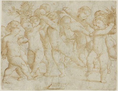 Dodici bambini che ballano da Domenico Campagnola
