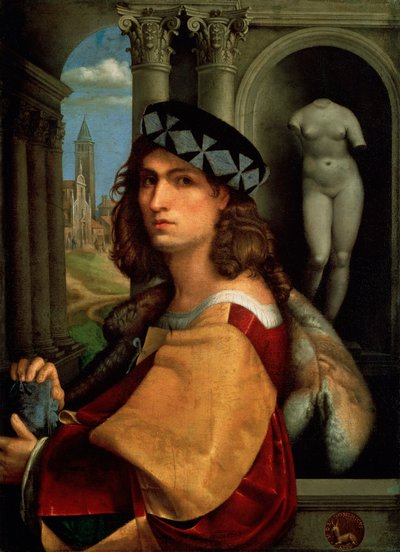 Ritratto di un uomo, autoritratto, 1512 da Domenico Capriolo