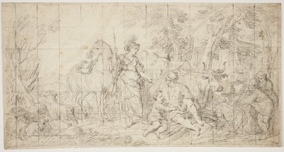 Erminia e i pastori da Domenico Corvi
