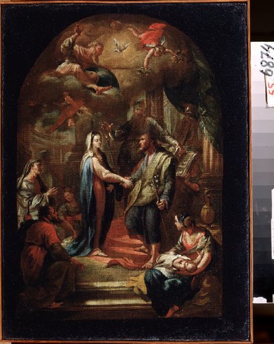Il matrimonio della Vergine da Domenico Corvi