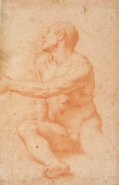 Nudo seduto da Domenico Cresti