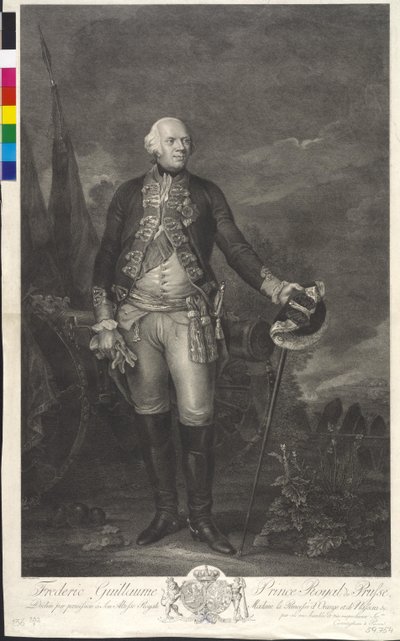 Re di Prussia Federico Guglielmo II da Domenico Cunego
