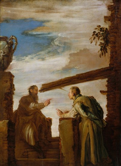 La Parabola della Pagliuzza e della Trave da Domenico Fetti or Feti
