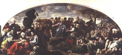 La moltiplicazione dei pani e dei pesci da Domenico Fetti or Feti