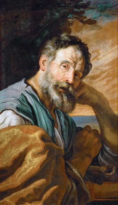 Pentimento di San Pietro di Domenico Fetti, ca 1613, Museo di Storia dell