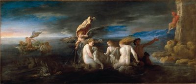 Gli amanti Ero e Leandro da Domenico Fetti or Feti