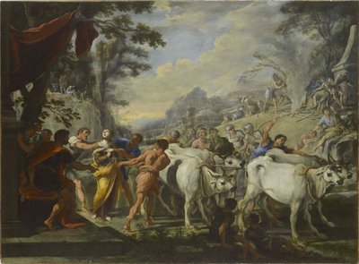 Il martirio di Santa Lucia, intorno al 1640-1650 da Domenico Gargiulo