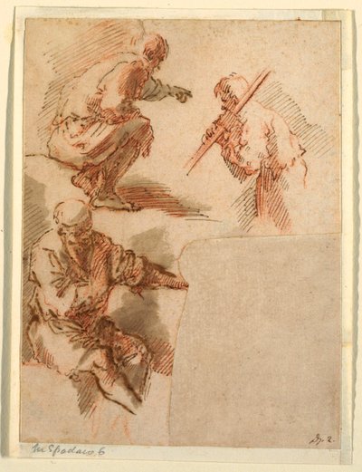 Tre uomini da Domenico Gargiulo, called Micco Spadaro