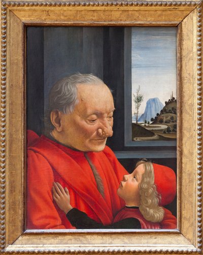 Un vecchio e un ragazzo, c.1490 da Domenico Ghirlandaio