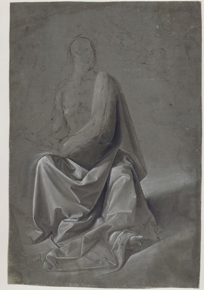 Studio del panneggio (forse studio della veste di Matteo l