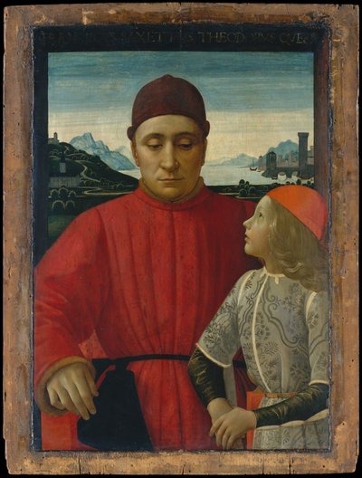 Francesco Sassetti e suo figlio Teodoro, ca. 1488 da Domenico Ghirlandaio