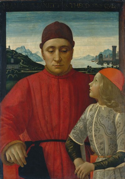 Francesco Sassetti e suo figlio Teodoro da Domenico Ghirlandaio