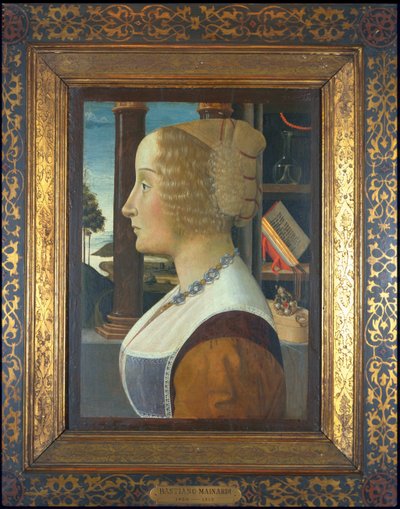Ritratto di una donna, c.1490 da Domenico Ghirlandaio