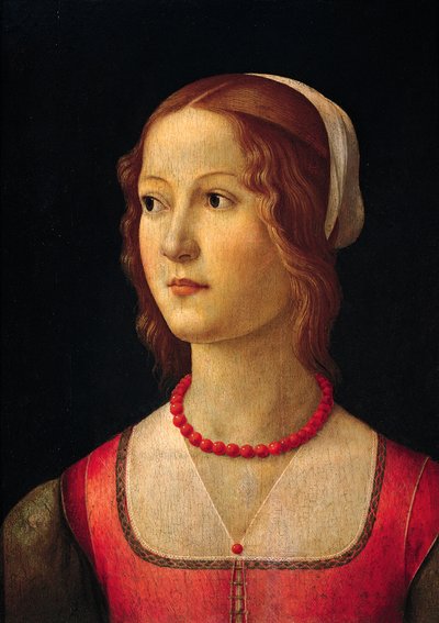 Ritratto di giovane ragazza da Domenico Ghirlandaio