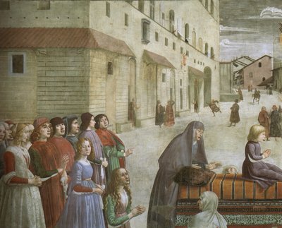 La resurrezione del ragazzo da Domenico Ghirlandaio