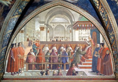 San Francesco riceve la Regola dell