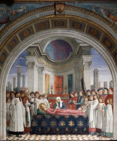 Il funerale di Santa Fina da Domenico Ghirlandaio