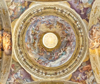 La cupola con la rappresentazione dell