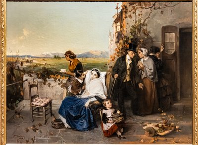 Come cadono le foglie da Domenico Induno
