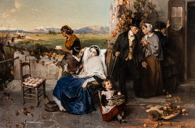Come cadono le foglie da Domenico Induno