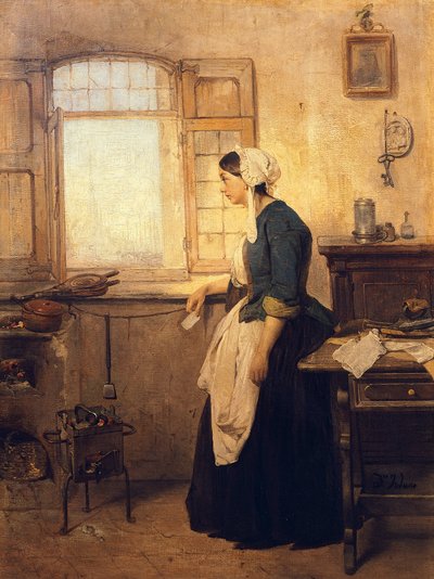 Lettera da Domenico Induno