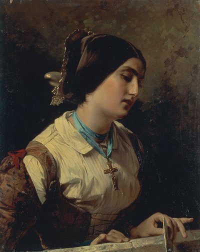 Lucia, una donna lombarda da Domenico Induno