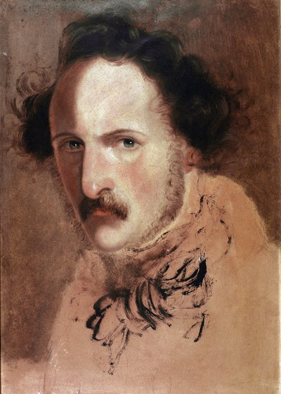 Ritratto di Gaetano Donizetti, compositore italiano da Domenico Induno